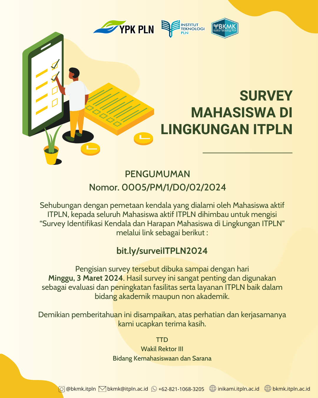 Survey Mahasiswa ITPLN